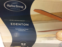 Load image into Gallery viewer, Harbor Breeze L2P1 Edenton 52-in Polished Pewter Indoor Ceiling Fan 331107