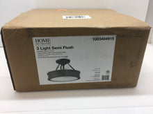 Load image into Gallery viewer, HDC 23959 3-Light Hallmark Bronze Semi-Flush Mount 1003404915
