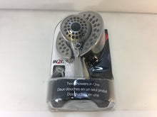Load image into Gallery viewer, Delta 75583SN In2ition 2-in-1 5-Spray Hand Shower & Shower Head Brushed Nickel