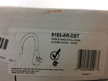 Load image into Gallery viewer, Delta 9183-AR-DST Mateo Pull-Down Sprayer Kitchen Faucet, Arctic Stainless
