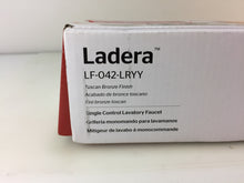 Load image into Gallery viewer, Pfister LF-042-LRYY Ladera 4" Centerset 1-Handle Bathroom Faucet Tuscan Bronze