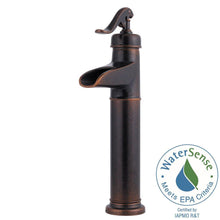 Load image into Gallery viewer, Pfister LF-040-YP0U Ashfield 1 Hole 1-Handle Vessel Bathroom Faucet Bronze