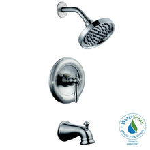 Load image into Gallery viewer, Glacier Bay 874W-1004 Estates WaterSense 1-Handle Tub & Shower Faucet, Nickel