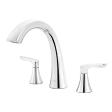 Load image into Gallery viewer, Pfister RT6-5WRC Weller 2-Handle Tub Filler Trim Kit Polished Chrome No Valve