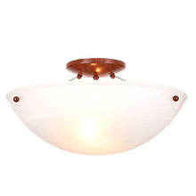 Load image into Gallery viewer, Hampton Bay EC8070NM 15" 2-Light Nutmeg Semi-Flushmount 555004