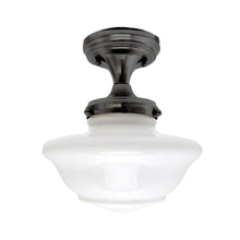 Load image into Gallery viewer, Design House 577502 Schoolhouse Oil Rubbed Bronze Ceiling Mount Light