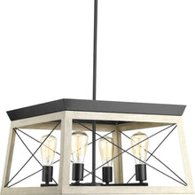 Load image into Gallery viewer, Progress Lighting P400047-143 Briarwood 20 in. 4-Light Graphite Chandelier