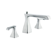 Load image into Gallery viewer, Glacier Bay 67416-3704 Adelyn -Handle DeckMount Roman Tub Faucet Brushed Nickel