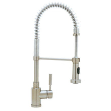 Load image into Gallery viewer, Blanco 440557 Meridian 1-Handle Pull-Down Sprayer Kitchen Faucet, Satin Nickel