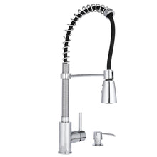 Load image into Gallery viewer, KRAUS KPF-1612 Commercial-Style Single-Handle Pull-Down Kitchen Faucet, Chrome
