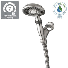 Load image into Gallery viewer, Waterpik LAT-569T Easy Select 5-Spray 5 in. Handshower in Brushed Nickel