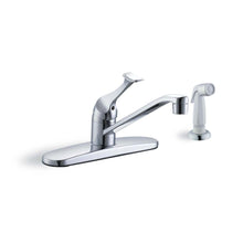 Load image into Gallery viewer, Glacier Bay 67552-1101 Standard Kitchen Faucet w/ White Side Sprayer Chrome