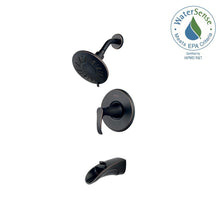 Load image into Gallery viewer, Pfister 8P8-WS2-BRSY Brea 1-Handle 3-Spray Tub & Shower Faucet Tuscan Bronze