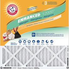 Load image into Gallery viewer, Arm & Hammer AF-AH1212.4 12"x12"x1" Enhanced Allergen & Odor Air Filter (4-pk)