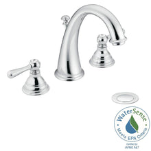 Load image into Gallery viewer, MOEN T6125 Kingsley 8" Widespread High-Arc Bathroom Faucet Trim Kit Chrome