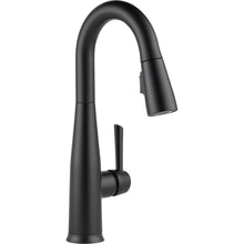Load image into Gallery viewer, Delta 9913T-BL-DST Essa Touch2O Technology 1-Handle Bar Faucet Matte Black