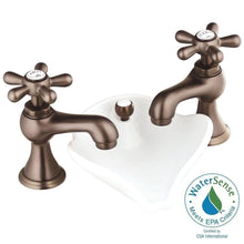 Load image into Gallery viewer, Pegasus FS2ACD20RP 6100 Series 8" Widespread 2-Handle Low-Arc Bath Faucet ORB