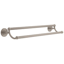 Load image into Gallery viewer, Delta 138278 Greenwich 24 in. Double Towel Bar in SpotShield Brushed Nickel
