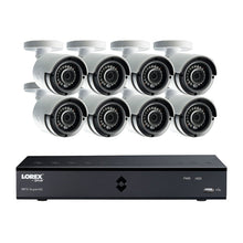 Load image into Gallery viewer, Lorex LHA41081TC8B 8-CH 4MP Pixel DVR 1TB Surveillance System w/ 8x Cameras