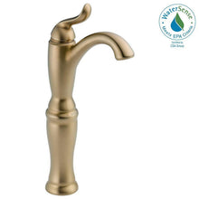 Load image into Gallery viewer, Delta 794-CZ-DST Linden 1-Handle Vessel Bathroom Faucet Champagne Bronze
