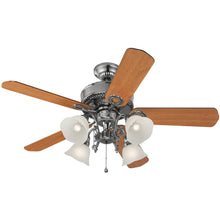 Load image into Gallery viewer, Harbor Breeze L2P1 Edenton 52-in Polished Pewter Indoor Ceiling Fan 331107