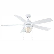 Load image into Gallery viewer, Hampton Bay AL634-WH Seaport 52" LED White Ceiling Fan 1002633326