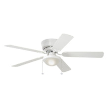Load image into Gallery viewer, Harbor Breeze CC52WW5L Armitage 52" White LED Flush Mount Ceiling Fan 807426
