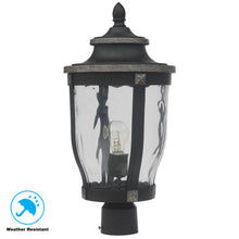 Load image into Gallery viewer, Home Decorators Collection 23446 McCarthy 1-Light Bronze Outdoor Post Mount