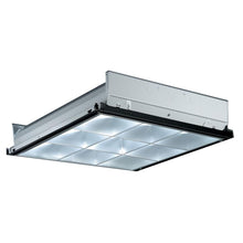 Load image into Gallery viewer, Lithonia Lighting PT2U MV 2'x2' Silver 9-Cell Fluorescent Parabolic Troffer