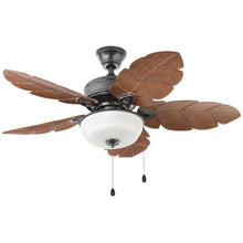 Load image into Gallery viewer, Home Decorators 51544 Palm Cove 44" LED Natural Iron Ceiling Fan 1002507993