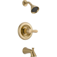 Load image into Gallery viewer, Delta T14438-CZ Lahara 1-Handle Tub & Shower Faucet Trim Kit Champagne Bronze