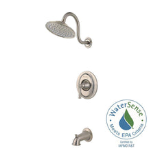 Load image into Gallery viewer, Pfister G89-8GLK Saxton 1-Handle Tub & Shower Faucet Trim Kit Brushed Nickel