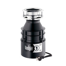 Load image into Gallery viewer, InSinkErator BADGER 1 W/C 1/3HP Continuous Feed Garbage Disposal w/ Power Cord