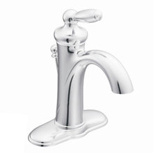 Load image into Gallery viewer, Moen 6600 Brantford One-Handle Low Arc Bathroom Faucet, Chrome