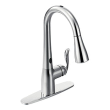 Load image into Gallery viewer, MOEN 7594EC Arbor 1-Handle Pull-Down Sprayer Touchless Kitchen Faucet, Chrome