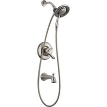 Load image into Gallery viewer, Delta T17494-SS-I Linden In2ition Tub and Shower Faucet Trim Kit, Stainless