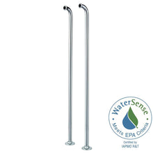 Load image into Gallery viewer, Pfister 028-SVFC Savannah Claw Foot Tub Faucet Floor Mount Riser Kit, Chrome
