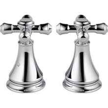 Load image into Gallery viewer, Delta H695 Pair of Cassidy Metal Cross Handles for Roman Tub Faucet in Chrome