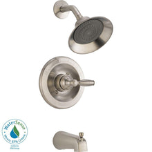 Load image into Gallery viewer, Peerless PTT188790-BN 1-Handle Tub & Shower Faucet Trim Kit, Brushed Nickel