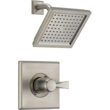 Load image into Gallery viewer, Delta T14251-SS Dryden 1-Spray Raincan Shower Faucet Trim Kit Stainless