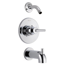 Load image into Gallery viewer, Delta T14459-LHD Trinsic 1-Handle Tub & Shower Faucet Trim Kit in Chrome