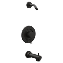 Load image into Gallery viewer, MOEN T2193NHBL Align Posi-Temp Tub and Shower Faucet Trim Kit, Matte Black