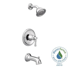Load image into Gallery viewer, MOEN T2183EP Dartmoor Posi-Temp Wall-Mount Tub & Shower Faucet Trim Kit Chrome