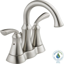 Load image into Gallery viewer, Delta 25962LF-SS-ECO Mandara 4" Centerset 2-Handle Bath Faucet Brushed Nickel