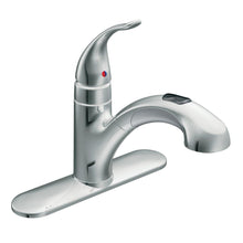 Load image into Gallery viewer, MOEN 67315C Integra 1-Handle Pull-Out Sprayer Kitchen Faucet Chrome