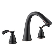 Load image into Gallery viewer, Glacier Bay HD461-7027D Edgewood 2-Handle Deck-Mount Roman Tub Faucet Bronze