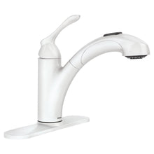 Load image into Gallery viewer, MOEN 87017W Banbury 1-Handle Pull-Out Sprayer Kitchen Faucet Glacier
