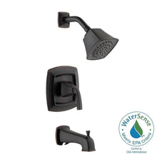 Load image into Gallery viewer, Pegasus 873W-3527H2 Mason Single-Handle 1-Spray Tub and Shower Faucet, Bronze