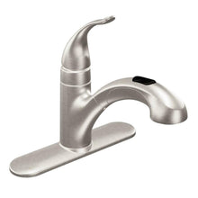 Load image into Gallery viewer, MOEN 67315SRS Integra 1-Handle Pull-Out Kitchen Faucet Spot Resist Stainless