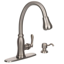 Load image into Gallery viewer, Pegasus 67070-0808D2 Pavilion 1-Handle Kitchen Faucet Stainless Steel